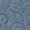 beautiful backings - elegant scroll plum blue