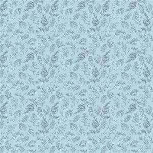 Winter gardens - blue linework