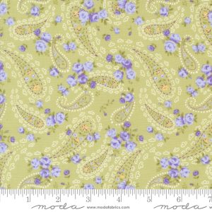 Georgia - Green paisley (Moda Fabrics)