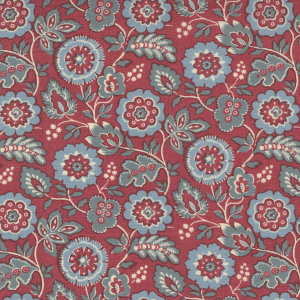 French General La Vie - Floral on Red