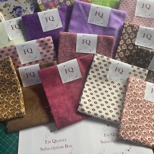 Fat Quarter Quilt Fabric Subscription Box