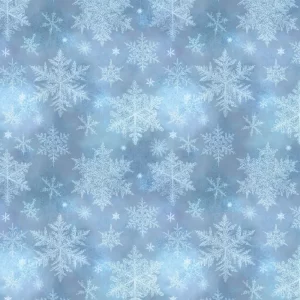 P&B Fabrics Christmas Snowfall PB5454B