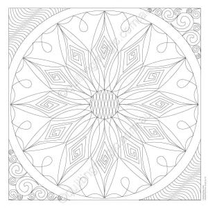 Quilting Magic Guided Wholecloth Sunflower Design