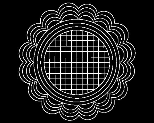 Scallop-crosshatch-table-runner