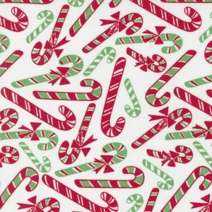 reindeer games candy canes on white
